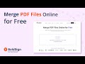 How to Merge PDF Files Online for Free