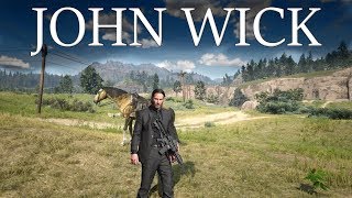 John Wick Goes to Valentine Red Dead Redemption 2