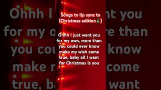 Yall miss the lip syncs? #lipsync #christmas #song