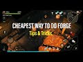 Cheapest way to complete Forge solo in Frostborn