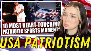 New Zealand Girl Reacts to 10 USA PATRIOTIC SPORTS MOMENTS ❤️🇺🇸