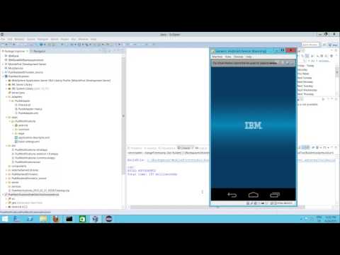 (outdated) Deploy the "SamplePushNotification App 1/2" to the MF DevelopmentServer