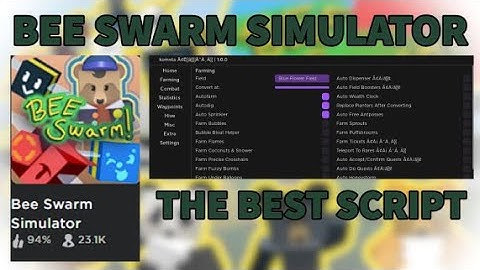 (BEST) Bee Swarm Simulator Script Roblox / AutoFarm / AutoSell / Teleport And More! *PASTEBIN 2022*