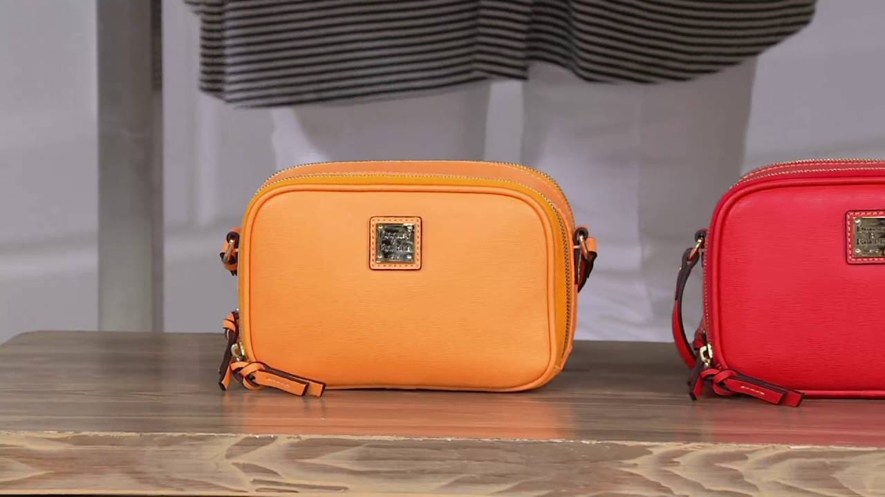 Dooney & Bourke Saffiano Leather Sawyer Crossbody on QVC 