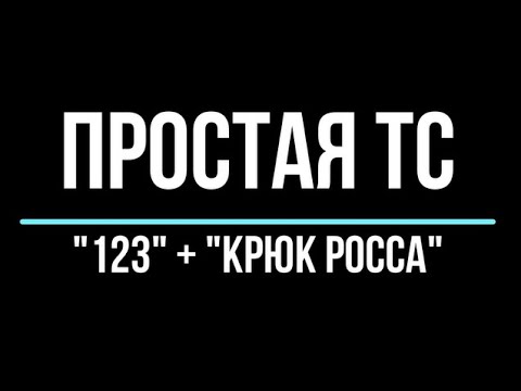 Простая торговая стратегия. Графические модели движения "123" + модель "Крюк Росса". Прайс экшн.