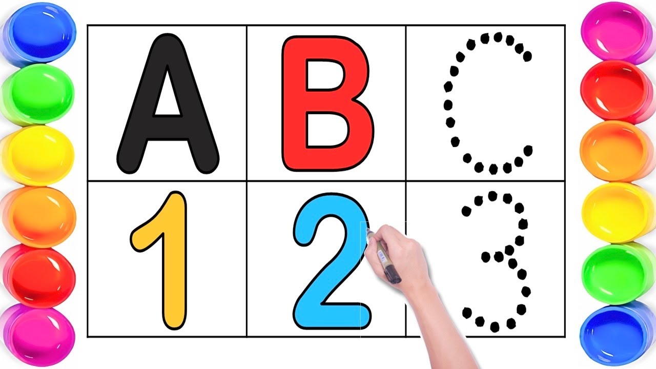 Abcd Count Numbers Alphabet | Numbers | गिनती | 123 Counting | abc song | abcd | abcd ...