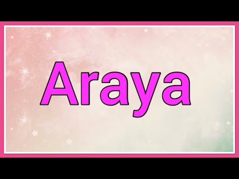 Araya | Name Origin Variations