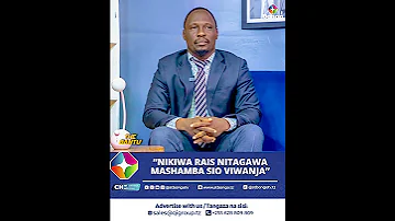 MGOMBEA URAIS AKANA AHADI YA KUGAWA VIWANJA ASEMA NI MASHAMBA 