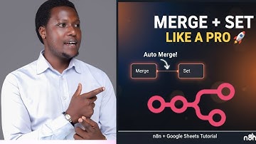How to Use Merge & Set Nodes in n8n Step by Step Tutorial with Google Sheets