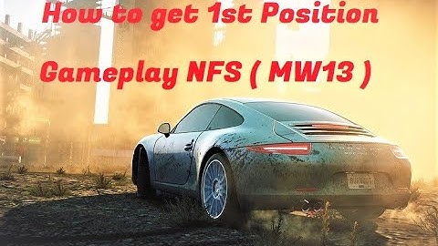 Need For Speed Most Wanted or NFS 13 Gameplay