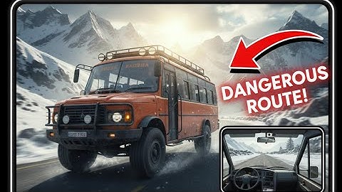 Bussid leh Ladakh map mod #lehladakh #bussidmod 