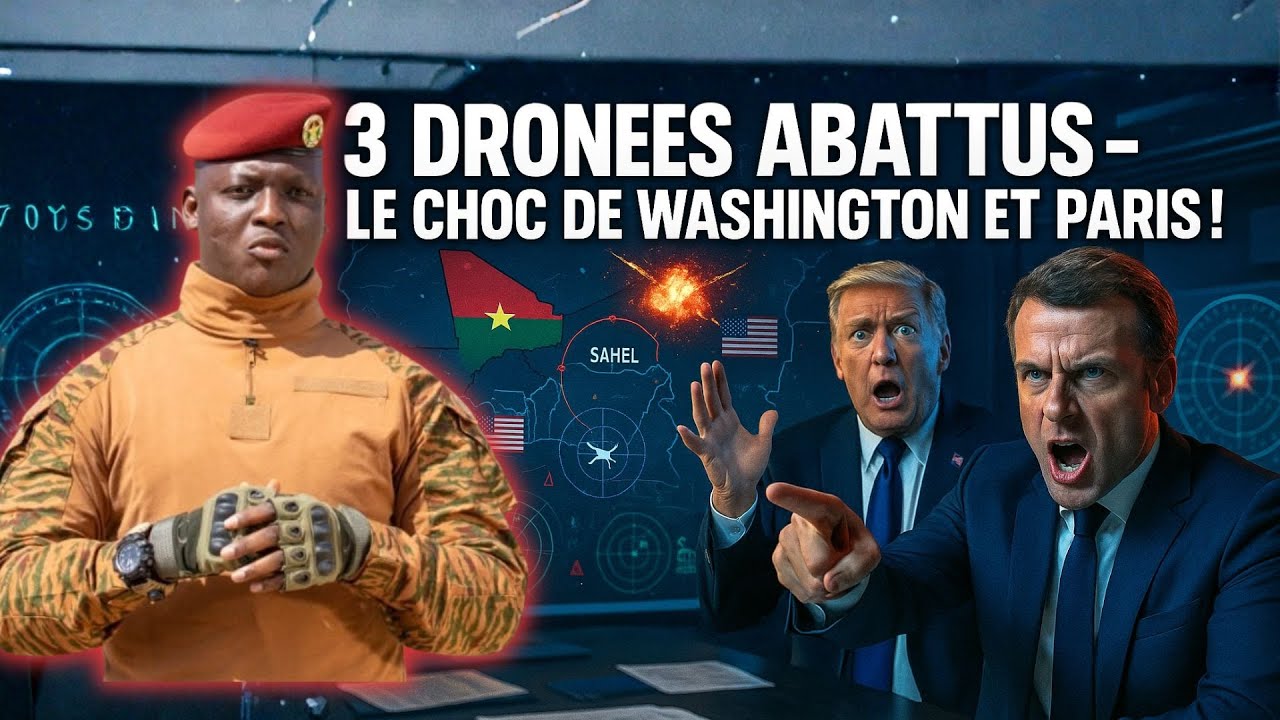 3 drones abattus : la nuit où Ibrahim Traoré a fait trembler le Pentagone !