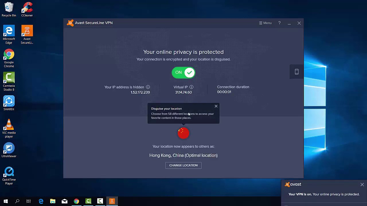 How To Install Use Avast SecureLine VPN on PC (Windows 10/8/7) - YouTube