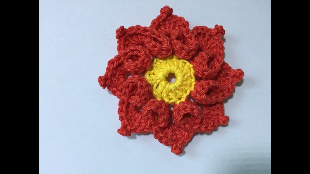 Tuto Fleur Coeur Au Crochet By Alextitia Tuto Crochet