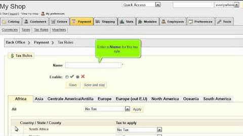 Tutorial: How to change tax rates in PrestaShop | LayerOnline Web Hosting