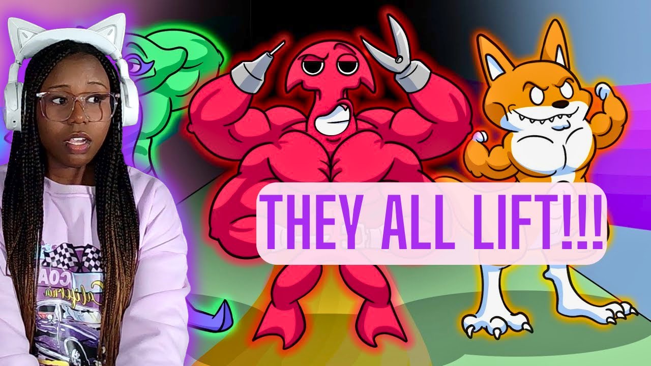 They All Lift!!! - GameToons' Garten of Banban, But They're Sigma