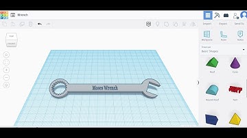 How to Create a Wrench in Tinker Cad for Beginners