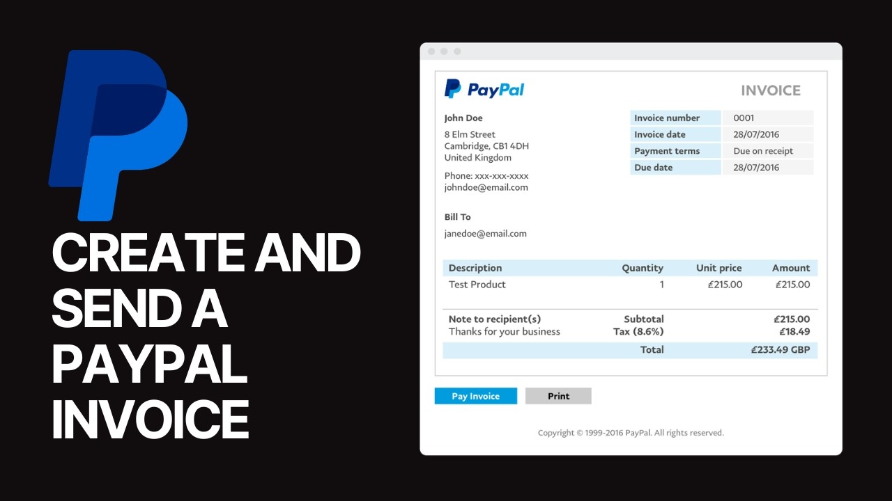 How to Create and Send a PayPal Invoice in 2026 (Generating an Invoice