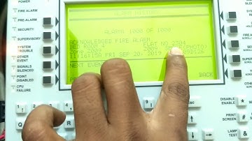 NFS2-3030 Fire alarm ki history kese check kre./ And trouble kese nikalte hai.