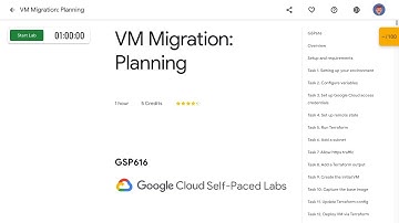 VM Migration Planning GSP616