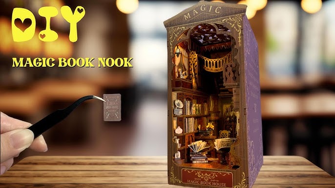 Magic Time Wonder Library DIY Book Nook – Fifijoy