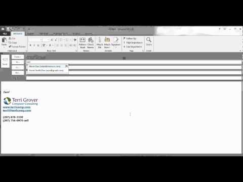 Como se livrar de endereços de email antigas que o preenchimento automático no Outlook