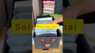 Grey Colour Cloth Organiser 26 Litres Spacious Foldable Storage Box for Home Wardrobe Use