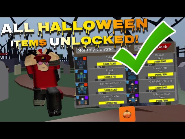 All HALLOWEEN Event Items Showcase