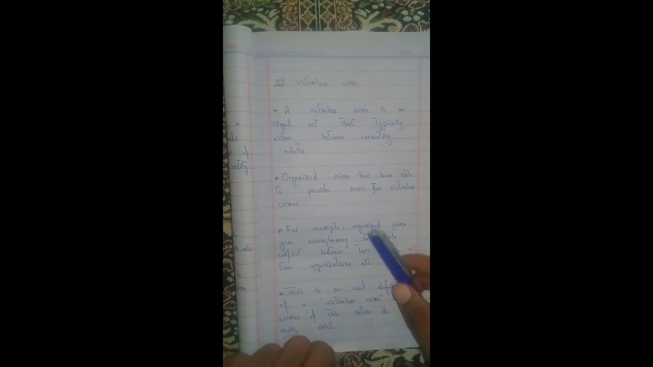 Types of Crimes (Corporate, Victimless & White Collar Crimes ) Urdu