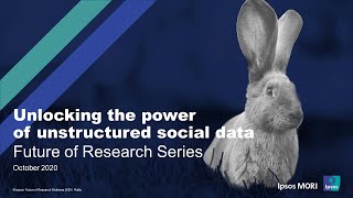 Virtual Future of Research: Unlocking the power of unstructured social data