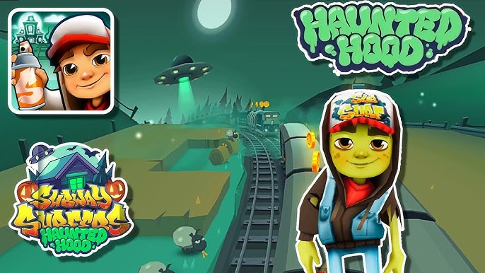 Subway surfers game after 10 years, high quality , realistic, hd