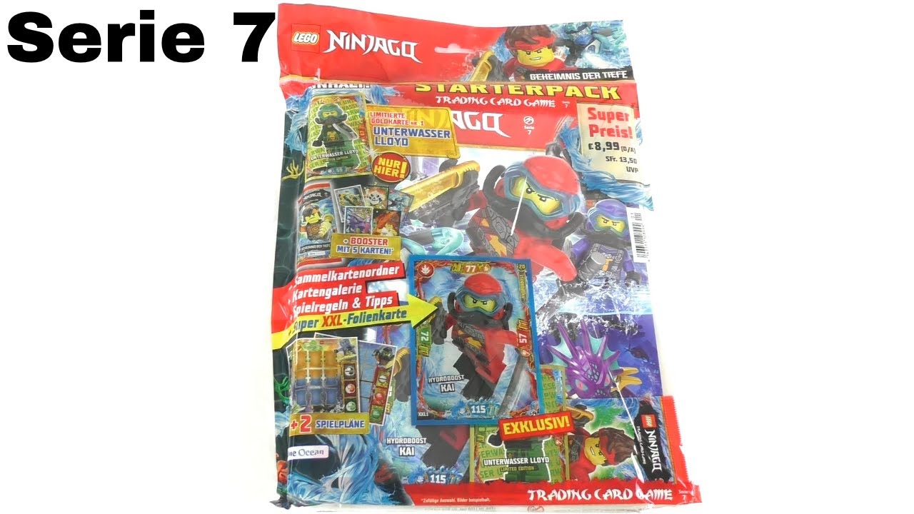 Lego Ninjago Serie 4 Trading Card Game Tin Box Dose rot Kai Cards leer NEU 