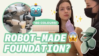 A robot made our Korean CUSTOM FOUNDATION | Things to do in Seoul, Korea