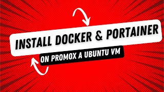 Install Docker CE and Portainer CE in Promox a Ubuntu VM