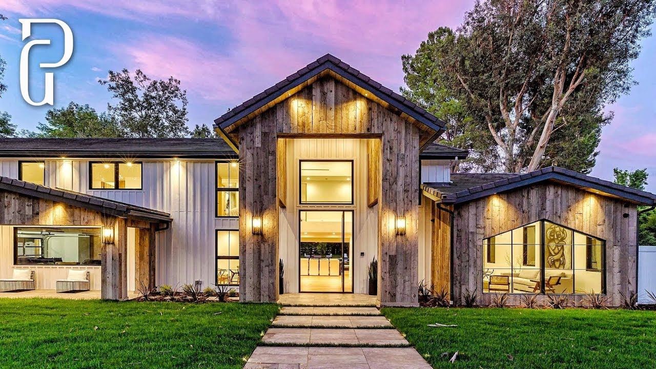 $6.9 Million Dollar Hidden Hills Modern Farmhouse (5474 Jed Smith Rd Hidden Hills, California)