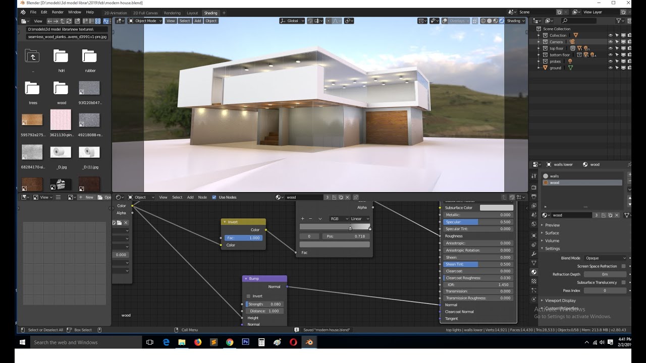 Blender 28 Architectural Visualization Making A Modern Home Part 2