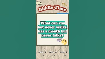 Engaging Riddles to Challenge Your Mind: What Runs but Never Walks?