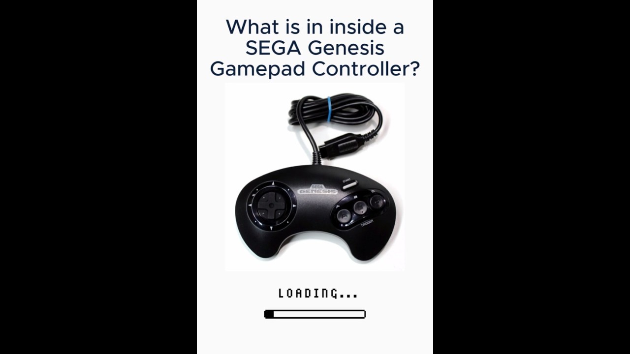 What is in inside a SEGA genesis gamepad controller? 