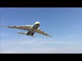 Ан-225 Мрія вылет и возвращение с парада | MRIYA An-225 spectacular 90-degree hard turn landing