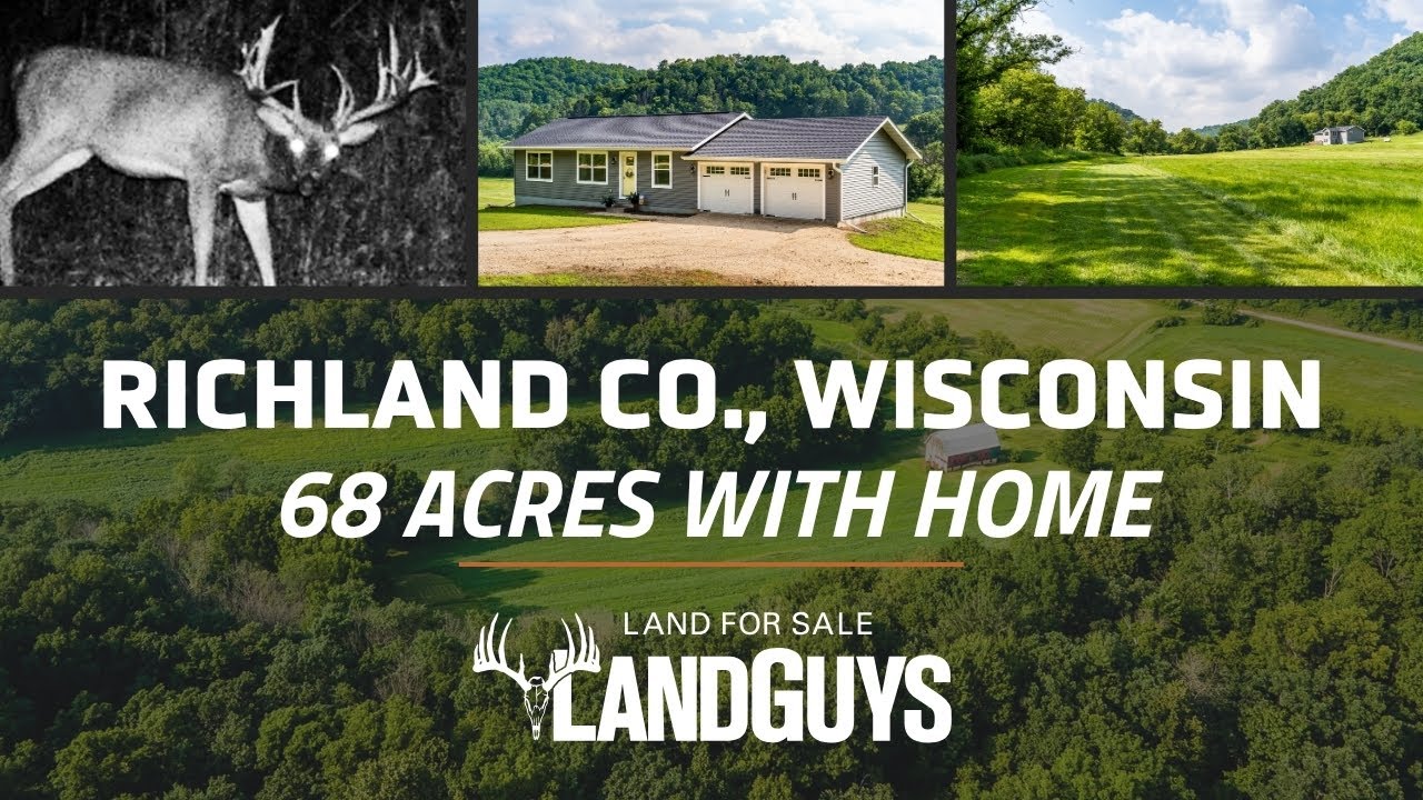 Proven Richland County Hunting Farm With Newer Home For Sale 68 Acres