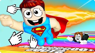 Я СТАЛ САМЫМ БЫСТРЫМ СУПЕРГЕРОЕМ В РОБЛОКС! ШЕДИ ROBLOX Super Hero Race Clicker