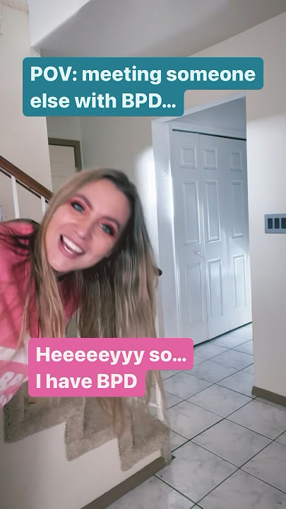 Meeting someone else with #bpd