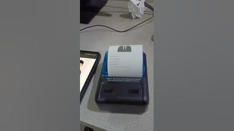 Printing employee details through ionic app #realapps #bluetoothprinter