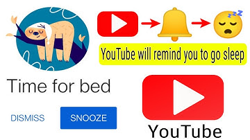 how to set bedtimes reminders on youtube applications