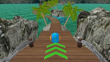 Rolling Sky Balance Ball Race 3D Gameplay 💥 Naftrix Gaming Game 55 Android iOS