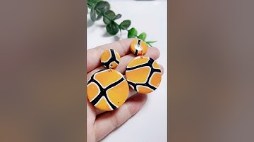 Crafting Stunning Polymer Clay Earrings #polymerclayearrings #diy #handmade #tutorial #howto