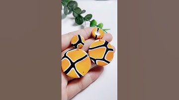 Crafting Stunning Polymer Clay Earrings #polymerclayearrings #diy #handmade #tutorial #howto
