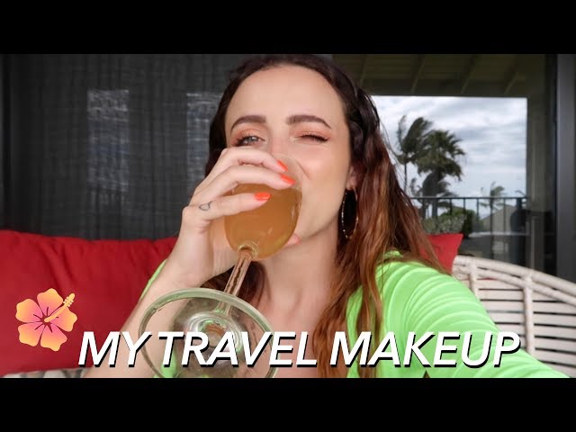 GRWM IN HAWAII + Whats in my makeup bag