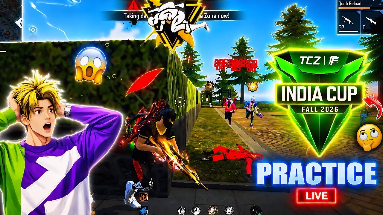 2026 FFMIC TOURNAMENT PRACTICE ON LIVE 😱 | #LIVE #SG #FREEFIRE - YouTube
