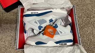 Early release Og Jordan 4’s military blue unboxing & review ‼️